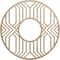 Ekena Millwork Empire Wood Fretwork Pierced Ceiling Medallion, Red Oak, 28"OD x 10 1/4"ID x 1/4"T CMWP28X28X0250EPRO - alternate 1